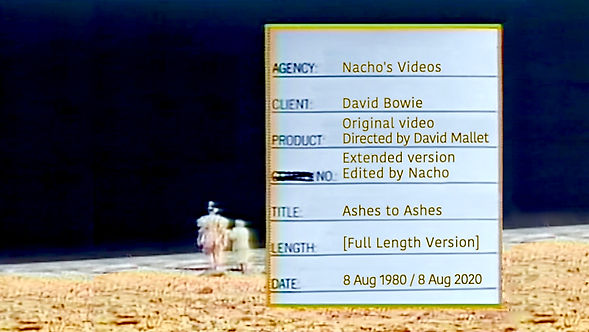 David Bowie • Ashes to Ashes • Long Version / Extended Video Edit • 1980